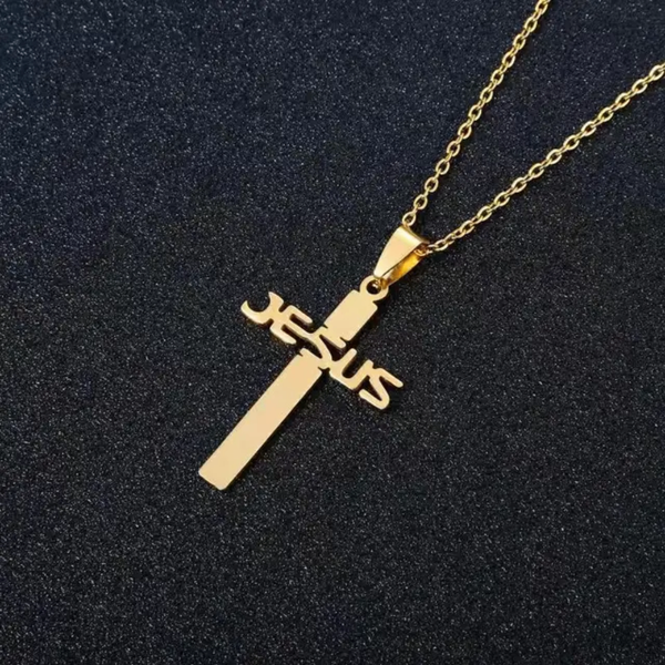 Collier Pendentif Jésus Or