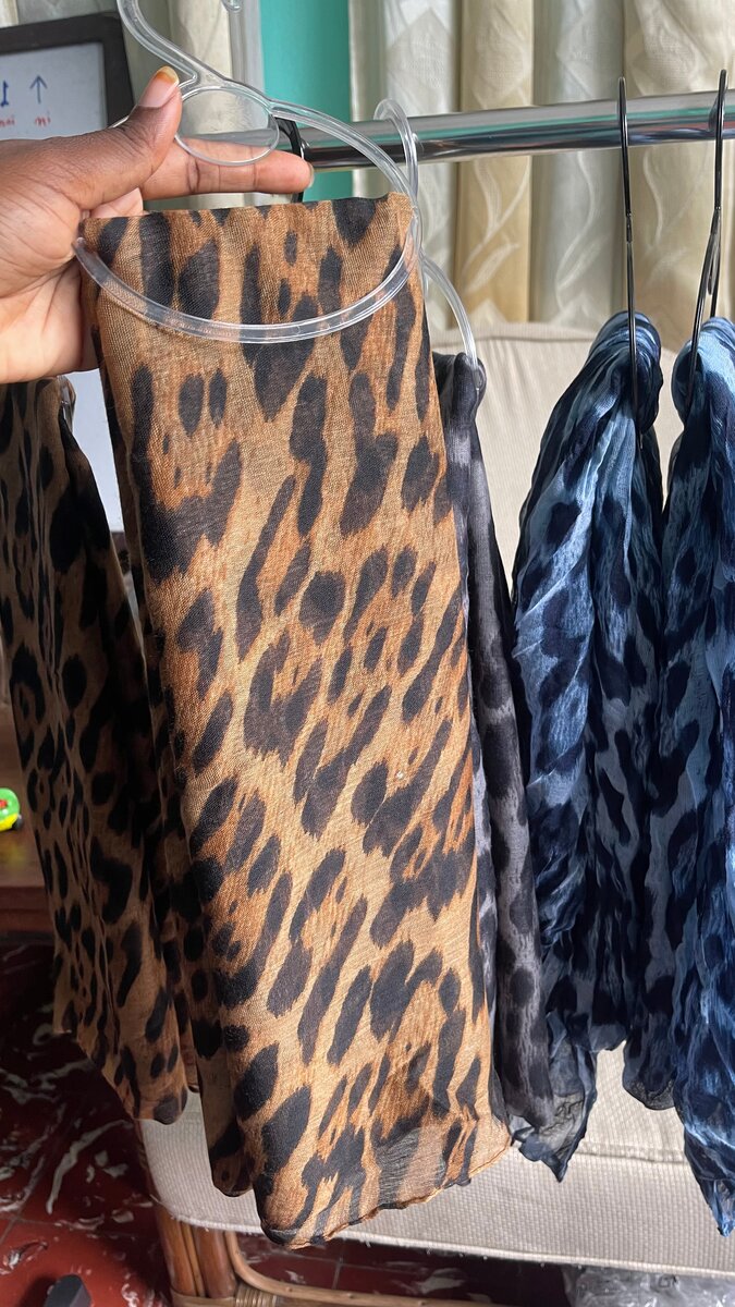 Écharpe Imprimé Léopard Chic