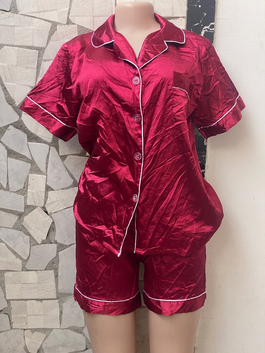 Pyjama Satin Confort Femme