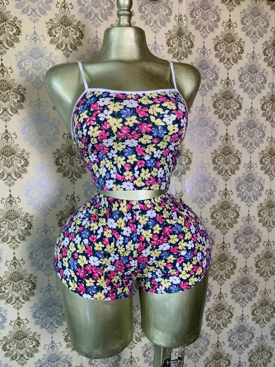Ensemble Femme Été Floral