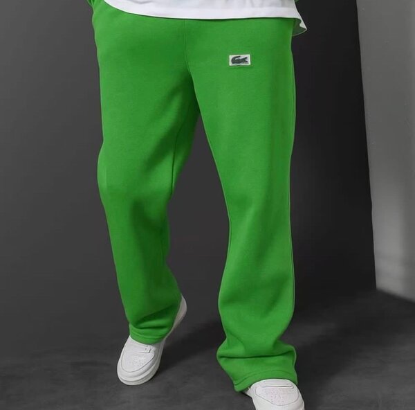 Pantalons de sport verts unisexes