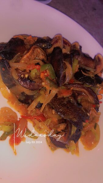 Escargots sautés et grillés