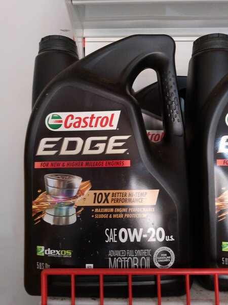 Castrol edge full synthetic oil