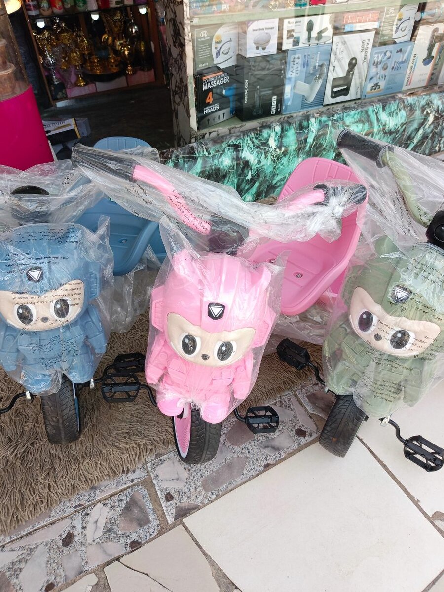 Tricycle design animal coloré