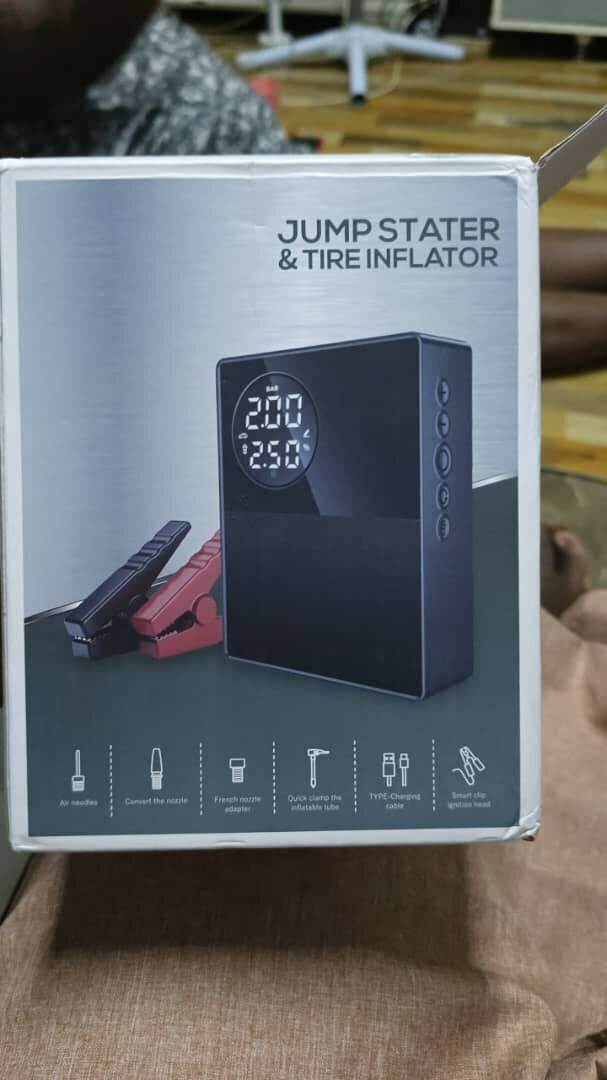 Jump Starter & Compresseur Intégré