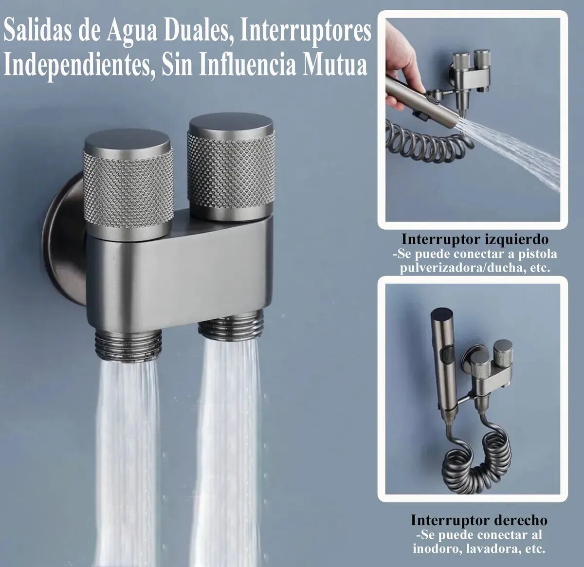Dual Outlet Bidet Sprayer