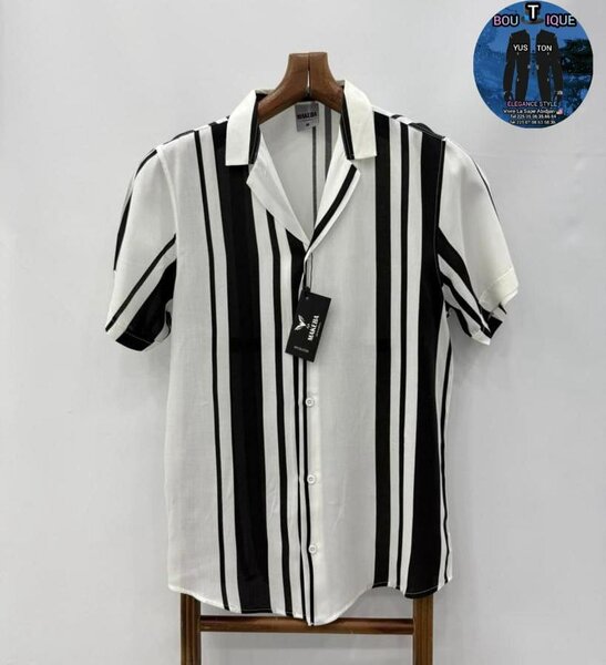 Chemise légère à rayures