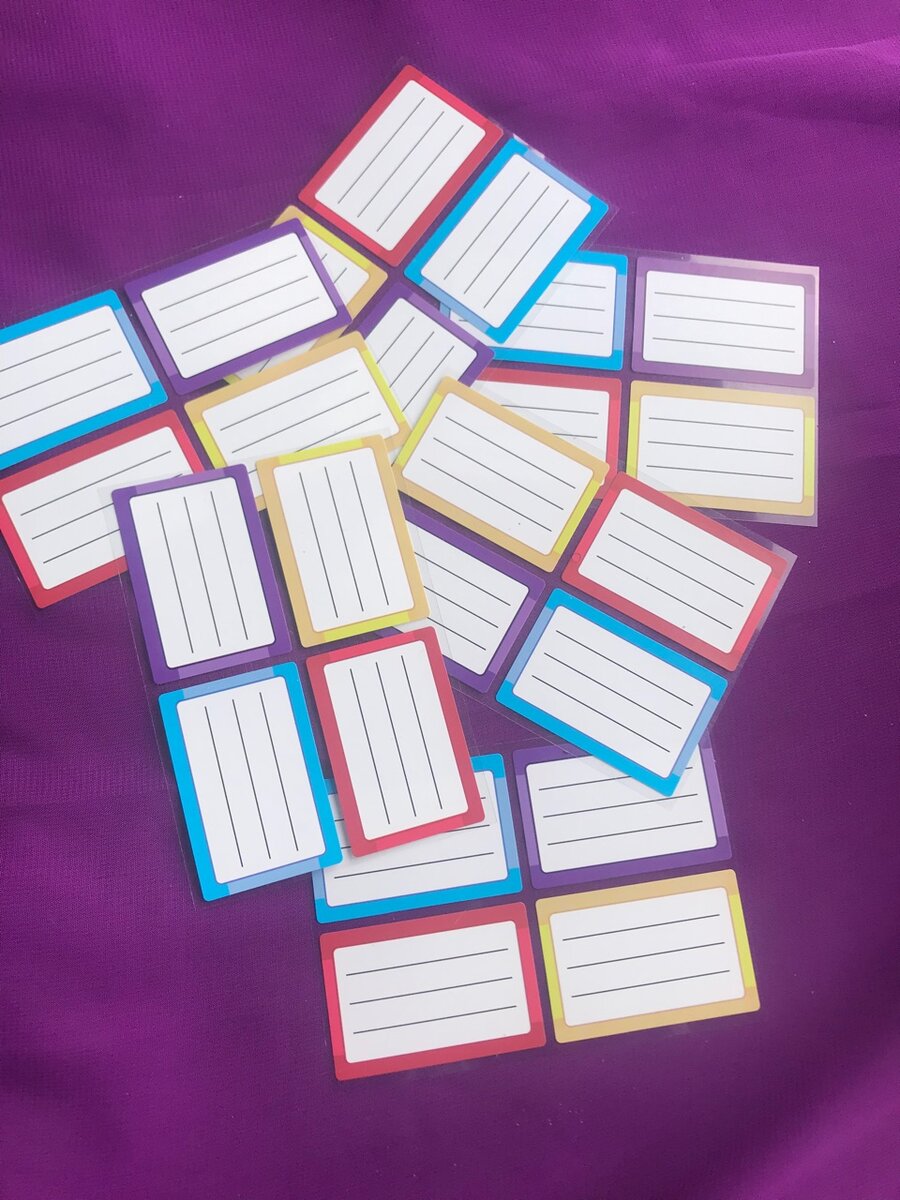 Étiquettes autocollantes X 6