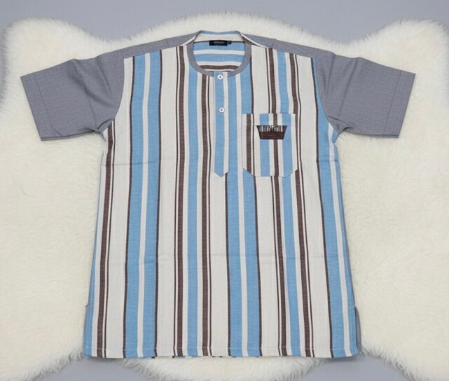 T-shirt rayé en coton léger