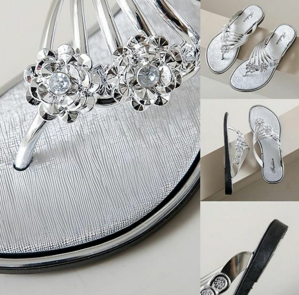 Women Sandals Floral Lady Slippers