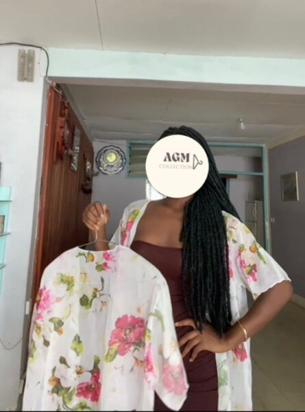 Kimono fleuri léger