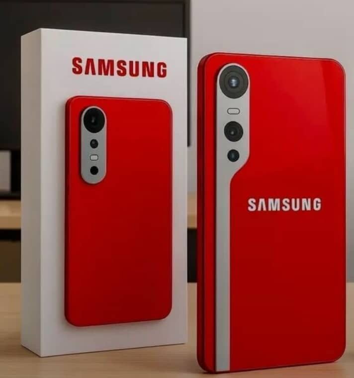 Smartphone Samsung Rouge Stylé