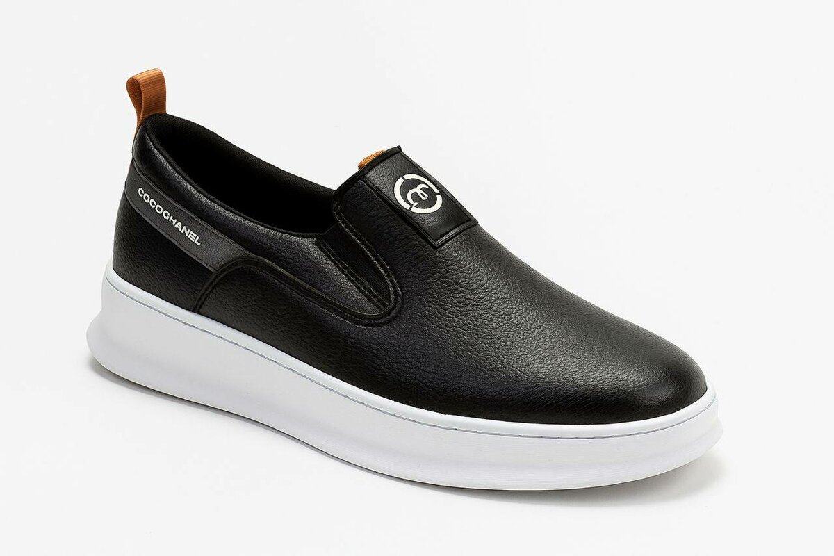 Chaussures décontractées en cuir homme