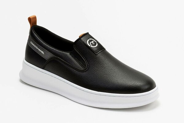 Chaussures décontractées en cuir homme