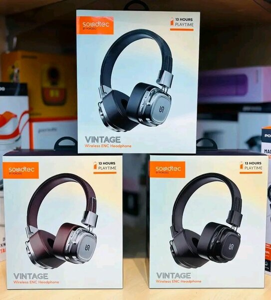 Soundtec Casque Vintage Sans Fil