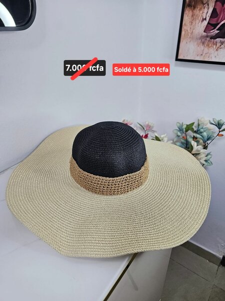 Chapeau de plage élégant