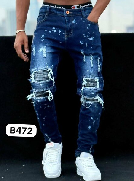 Jean déchiré homme style urbain