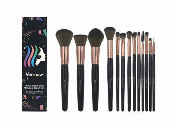 Pinceaux Maquillage Rose Gold