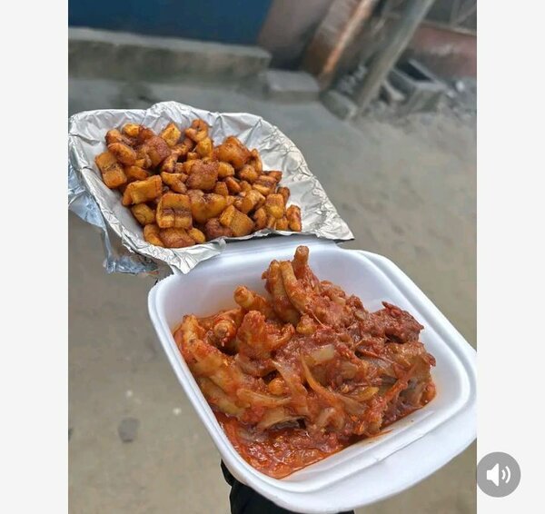 Délice de plantains et ragoût