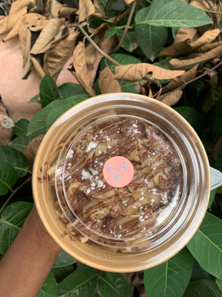 Crêpes fettuccine nutella