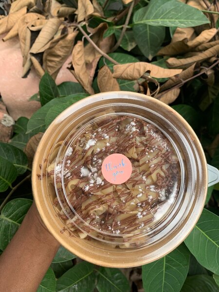 Crêpes fettuccine nutella