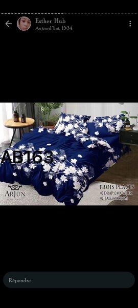 Draps de lit 3 places