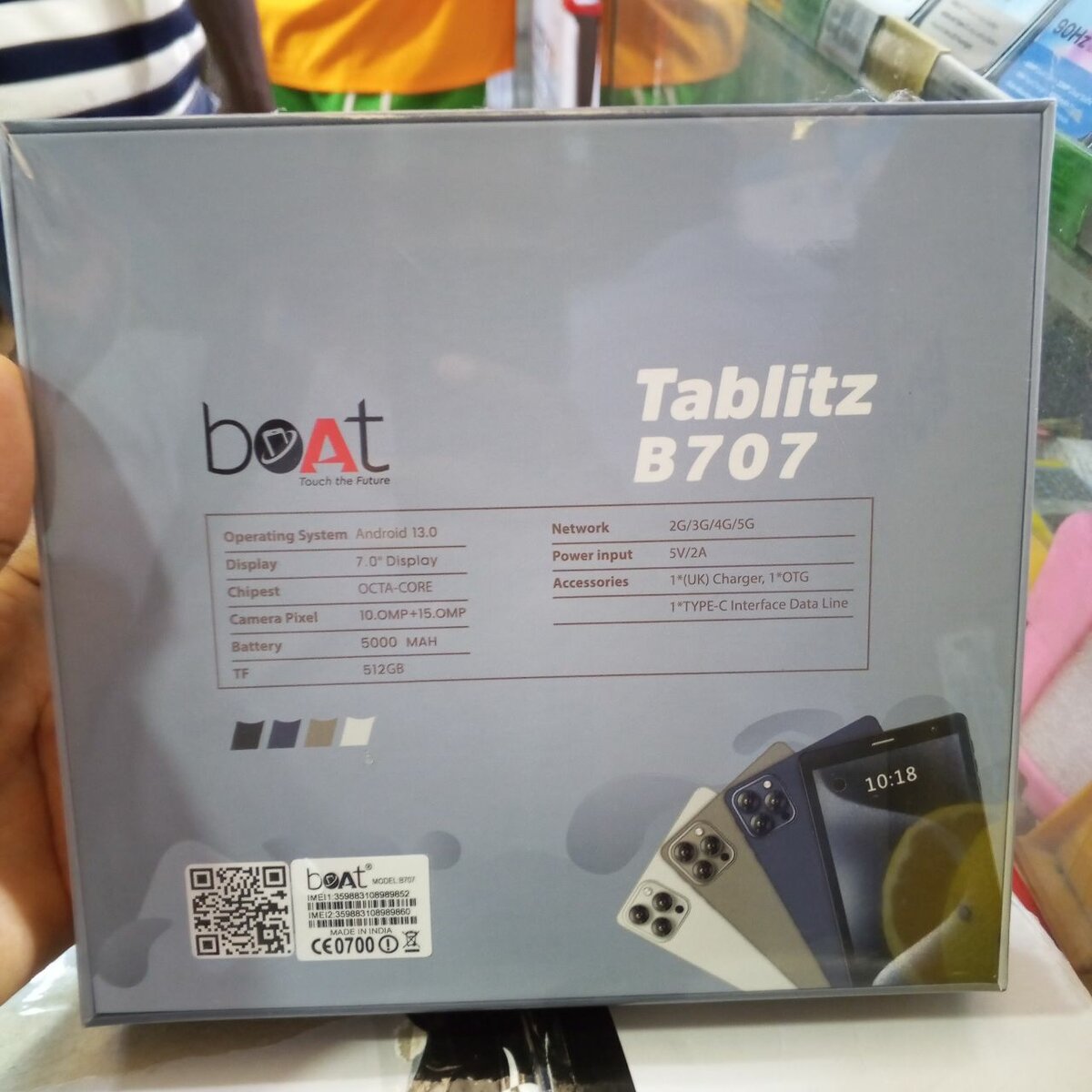 Tablette boAt Tablitz B707