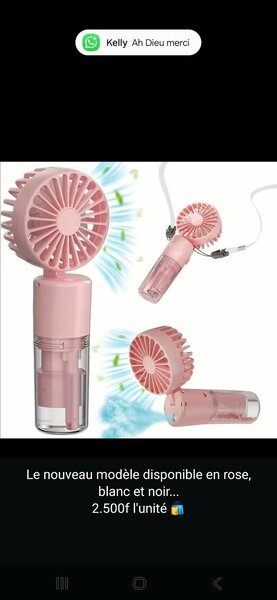Mini ventilateur portable USB