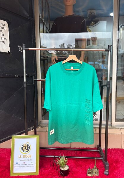 T-shirt vert unisexe chic