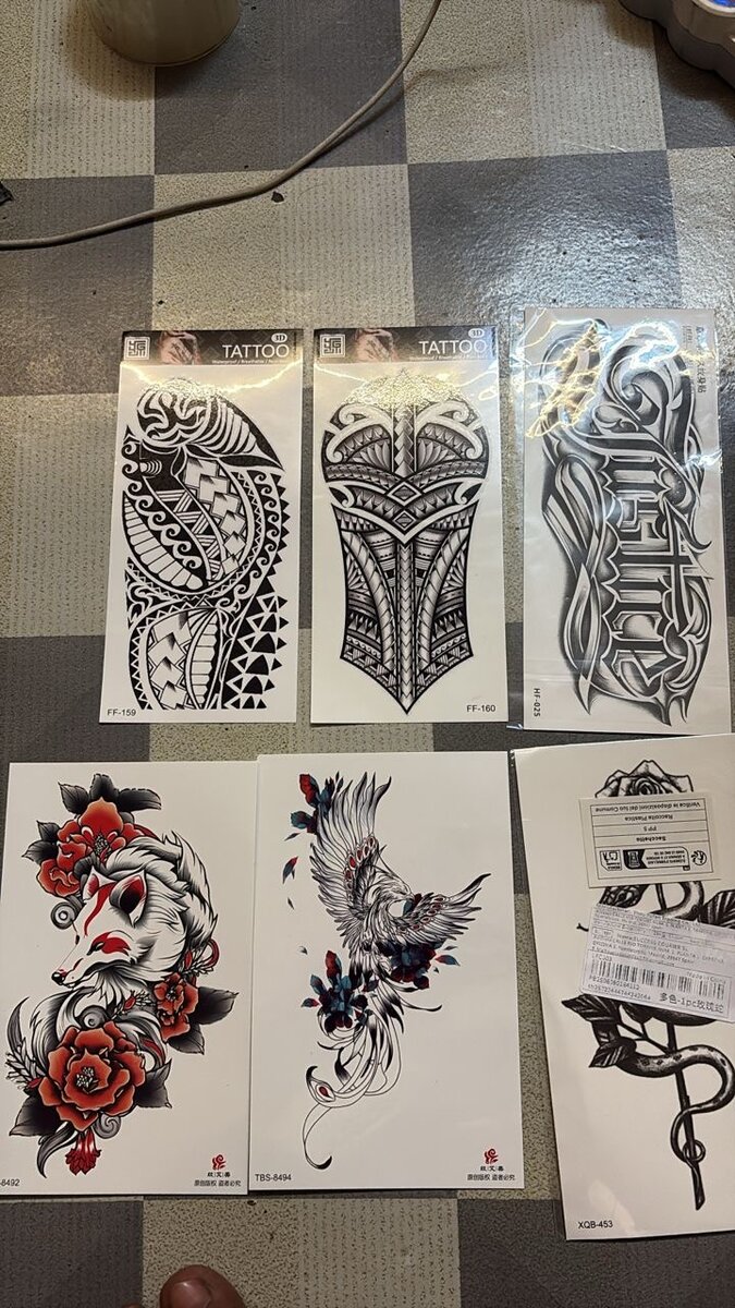 Tatouages Temporaires Animaux Exotiques