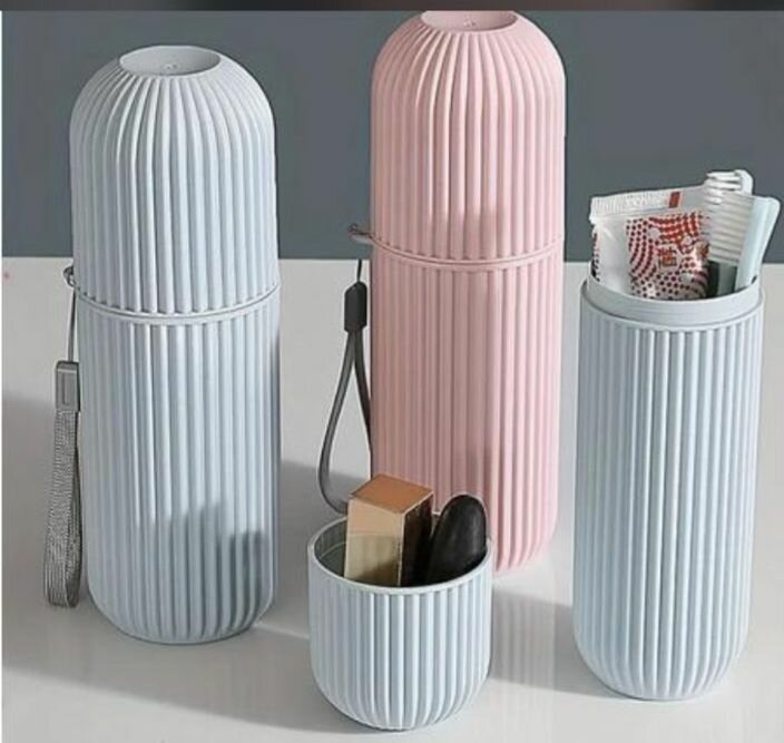 Toothbrush and paste holder