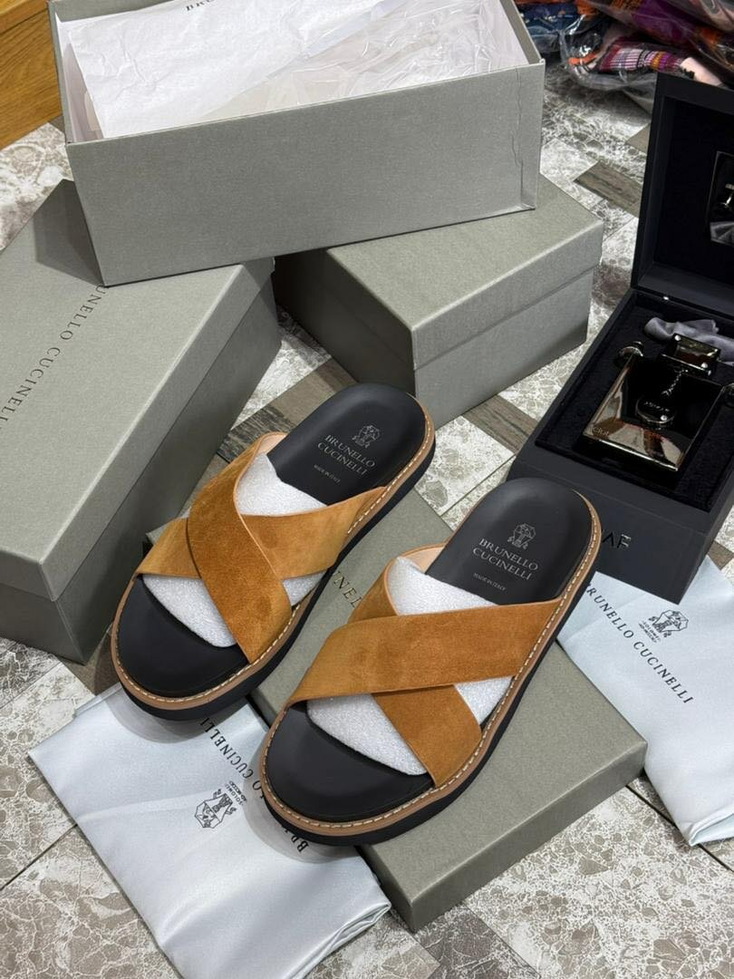 BRUNELLO CLASSIC SLIPPER