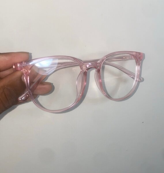 Lunettes vintage rose