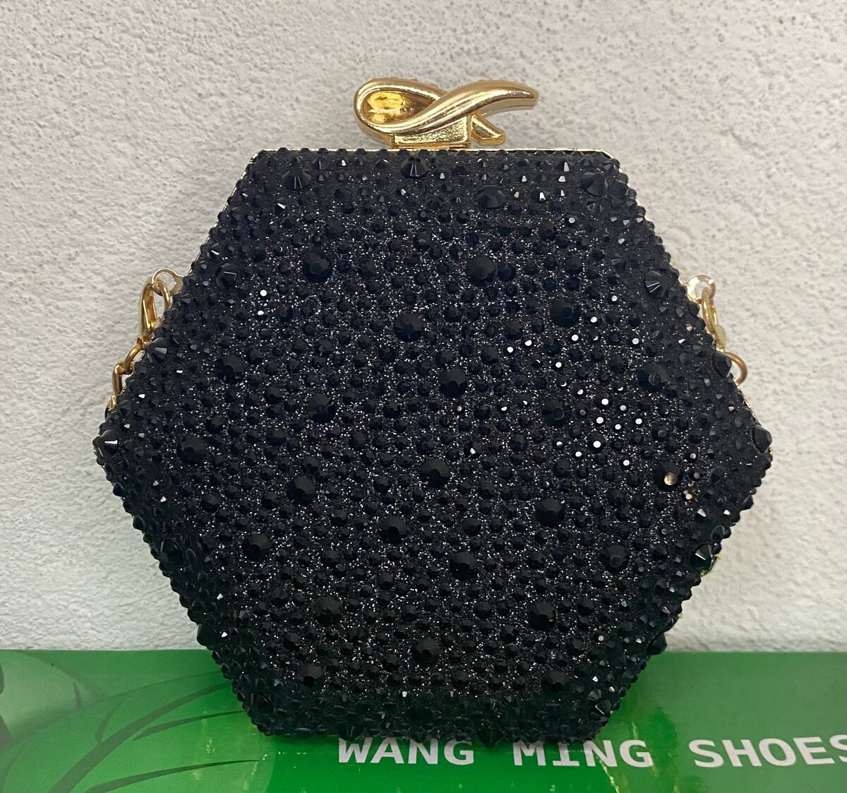 Pochette hexagonale chic