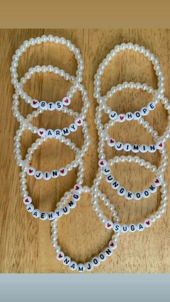 Bracelets personnalisés perles