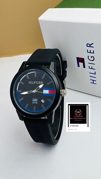 Montre tommy jeans bracelet 100% en gomme avec sa boîte