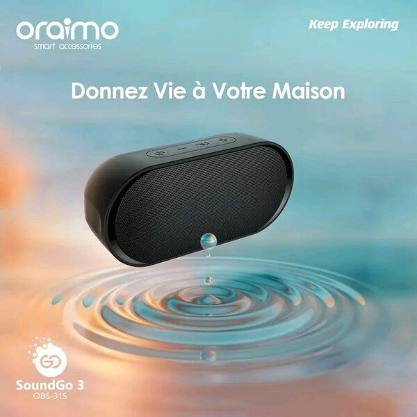 Enceinte Bluetooth Oraimo RGB