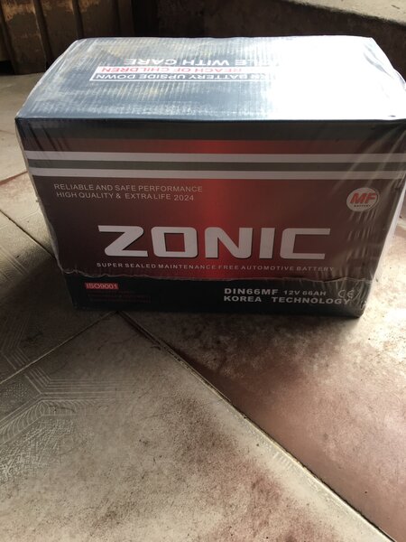 Car Battery Zonic 66 Ah