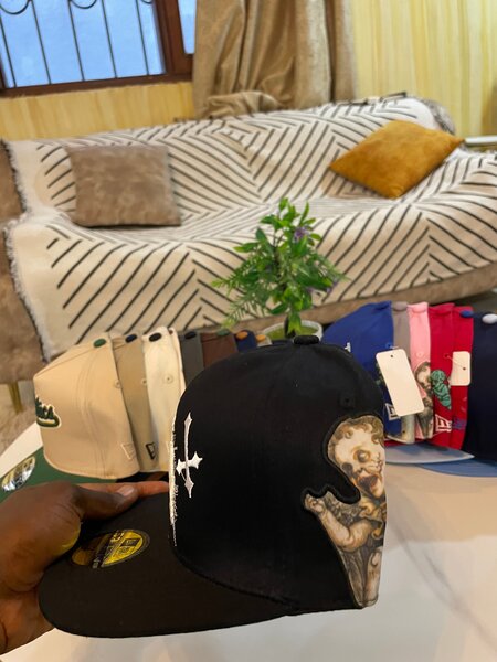 Casquette baseball LA noir