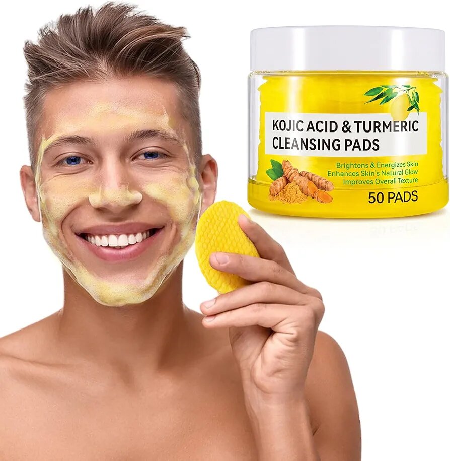 Tampons nettoyants curcuma