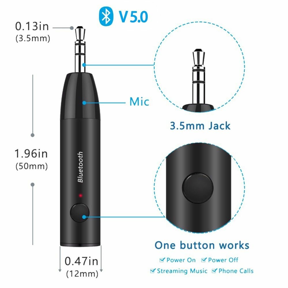 Récepteur Bluetooth Aux 5.0