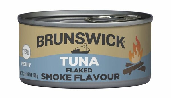BRUNSWICK FLAKED TUNA SMOKED FLAVOUR  142G