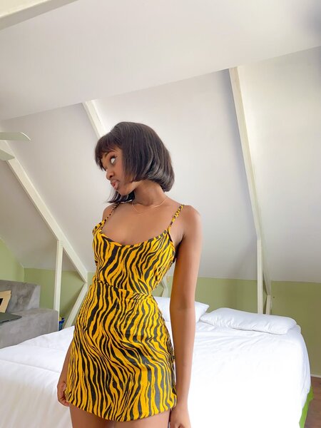 Jupe longue satinée élégante