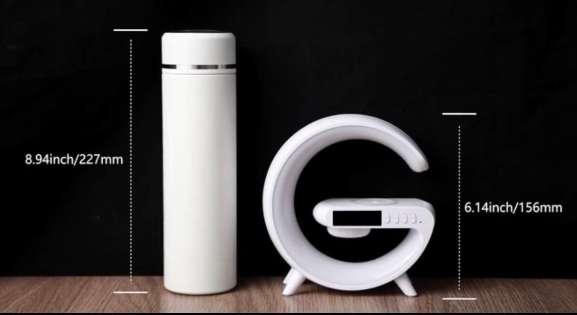 Réveil LED haut parleur 5 en 1