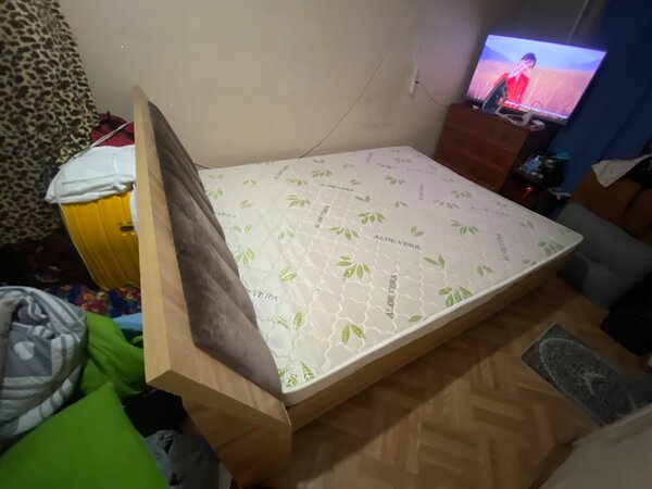 Двух местный кровать Б/У использован пол года