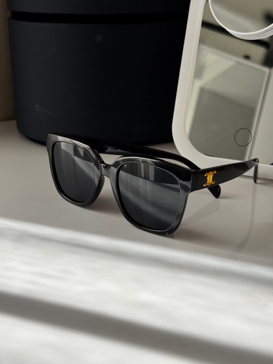 Черные универсальные очки