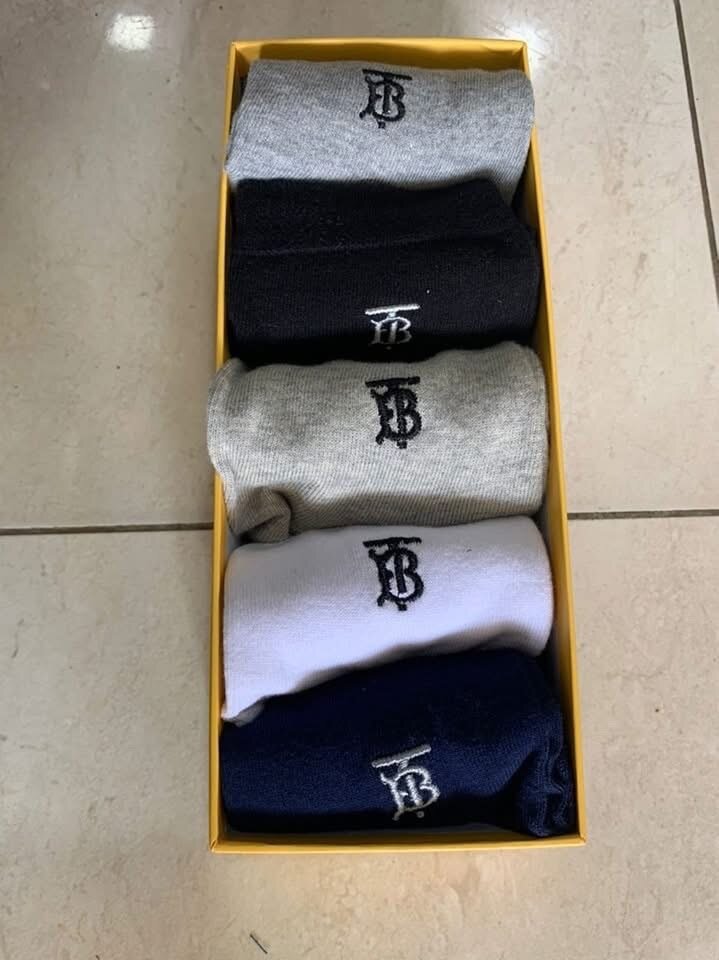Chaussettes en Coton Lot 5 Paires