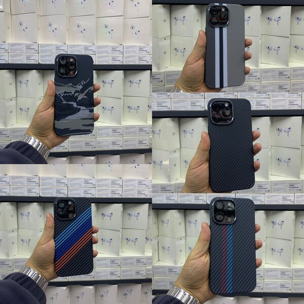 Чехол карбон