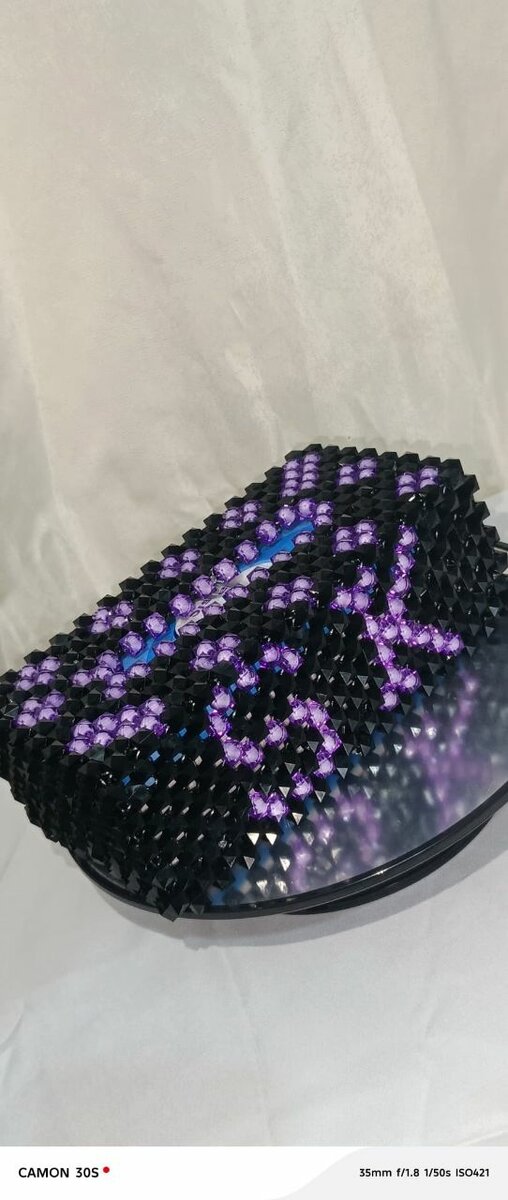 Boîte à mouchoirs perles colorée