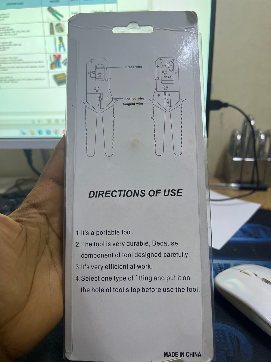 Pince à sertir RJ45 2-en-1